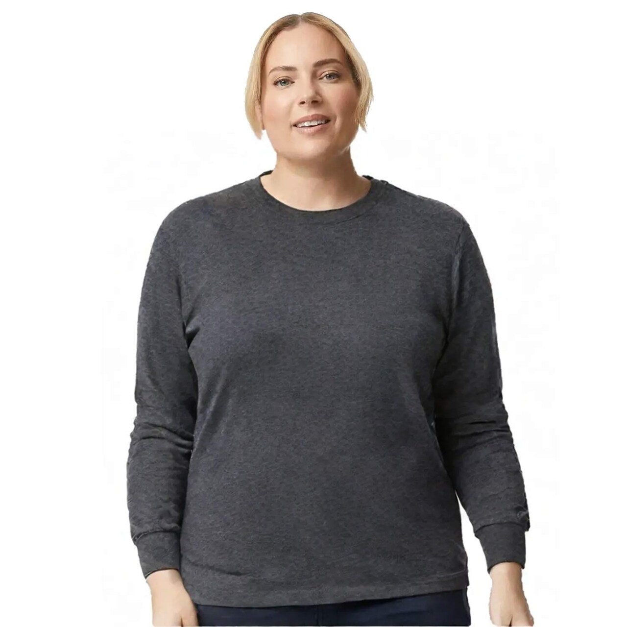 BELLA + CANVAS UnisexTriblend Crewneck Long Sleeve T-Shirt For Everyday Wear